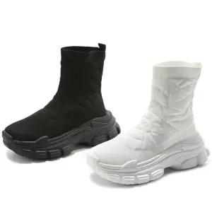 [카미엣뮤즈]어글리 니트 앵클부츠_KM23w063