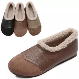 [카미엣뮤즈]콤비 퍼 로퍼_KM23w150