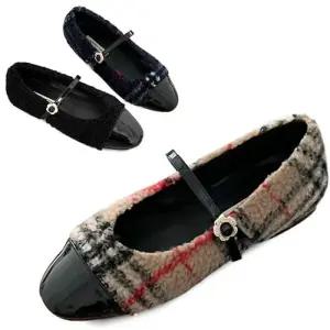 [카미엣뮤즈]퍼 메리제인 플랫_KM23w221