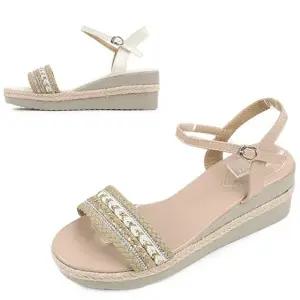 [카미엣뮤즈]에스닉 웨지 샌들_KM24s245