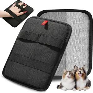 정전기 반려동물 제모 장갑 개와 고양이 2026년 업그레이드된 매직 브러시 도구 세탁 가능한 재사용