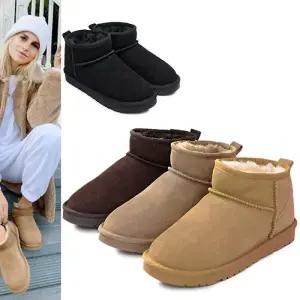 [카미엣뮤즈]퍼 숏 부츠_KM22w258