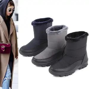 [카미엣뮤즈]퍼 패딩 부츠_KM22w240