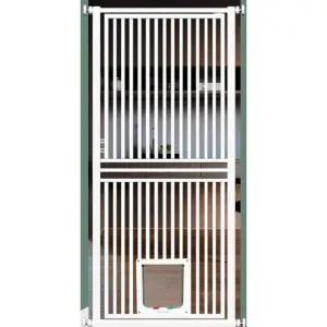 고양이 펜스 안전문 현관문 방묘문 그레이 울타리 애견 주방