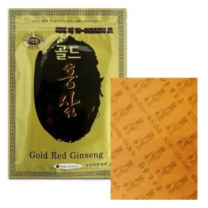 골드 (홍삼) 건강패드 20매 한방 붙이는패치 효도선물 어깨결림 인삼패드