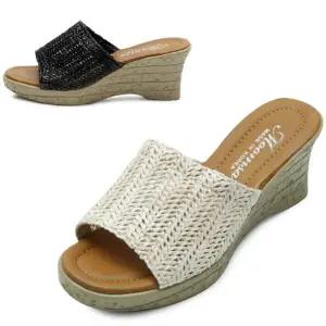 [카미엣뮤즈]라탄 웨지힐 슬리퍼_KM24s290