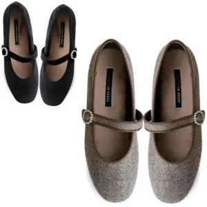 [카미엣뮤즈]퍼 메리제인 플랫_KM23w050