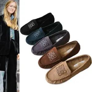 [카미엣뮤즈]팬단트 퍼 로퍼_KM22w265