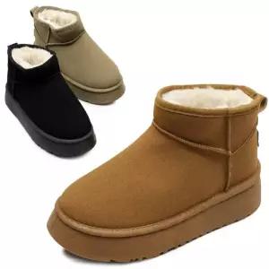 [카미엣뮤즈]키높이 퍼 부츠_KM23w117