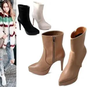 [카미엣뮤즈]스틸레토 플랫폼 앵클힐부츠_KM22w116