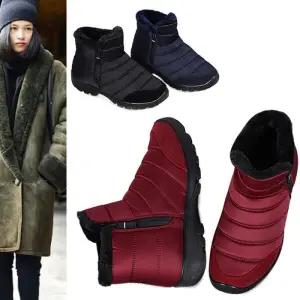 [카미엣뮤즈]패딩 숏 퍼 부츠_KM22w241