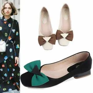 [카미엣뮤즈]오버 리본 플랫_KM22w057