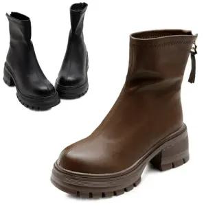 [카미엣뮤즈]키높이 앵클부츠_KM23w008