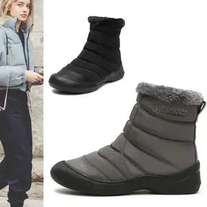 [카미엣뮤즈]패딩 퍼 부츠_KM22w188
