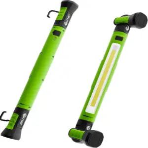 진라이트 마그네틱 작업등 - 3000LM 충전식 LED 바 차고 작업장 차량 점검용 후드 정비등 아래 5200mAh