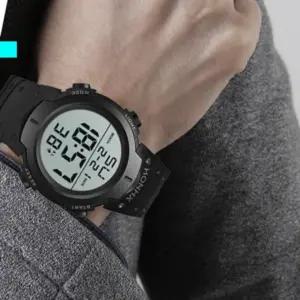 레져 스포츠 디지털 LED 전자 남성 남자 시계 방수 디스플레이 손목시계