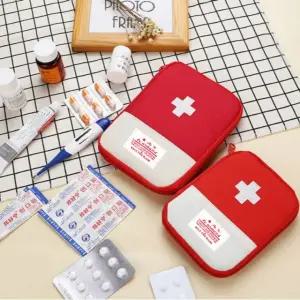 비상약 파우치 휴대 구급함 알약 보관 약통 여행
