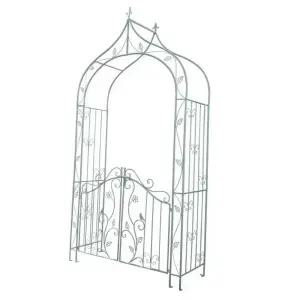 철제 대문아치 정원 게이트 지지대 아치 빈티지 장미 도어