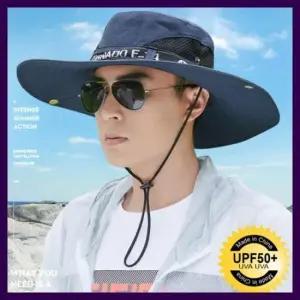 2컬러 등산모자 챙이넓은 방수 자외선차단 낚시모자 아웃도어 햇빛가리개 등산 캠핑 사파리 정글모