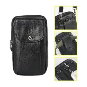 소가죽 미니크로스백 핸드폰가방 여행 보조가방