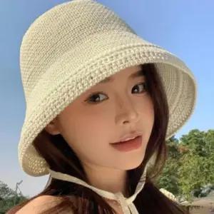 여행 봄 여름 니트 버킷햇 보넷 벙거지 모자
