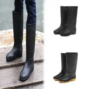 작업용 장화 고무 남자 남성 방수 긴 낚시 레인부츠