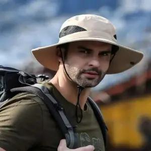 사파리 등산모자 남성 썬캡모자 메쉬 햇빛차단