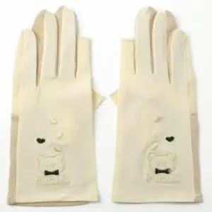 손가락오픈형 운전 스포츠 터치 장갑 아이보리 DP51951