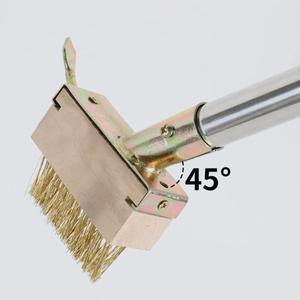 조인트 브러시 수동 제초기 강모 교체 이끼 및 잡초용 정원 청소 스틸