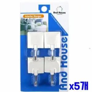 [생활] 깔끔 네모 벽행거 4P x5개