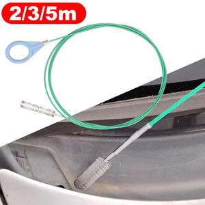 2/3/5M 자동차 배수구 청소 브러시 선루프 긴 호스 디테일링 도구 나선형 클리너