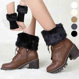 털부츠커버 퍼 발목워머 ELS-104 니트레그워머 레그워머부츠