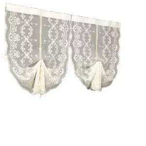 바란스 커튼 현관 가림막 붙이는 창문 주방 가리개 엔틱 레이스