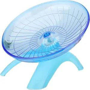 햄스터 플라잉 접시 무소음 러닝 휠 12인치 기니피그 고슴도치 및 기타 작은 동물에게 적합하여 안전한