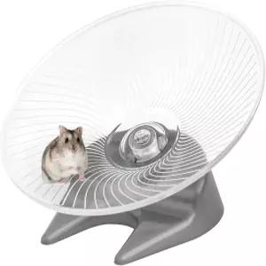 네데뇨 사일런트 햄스터 운동 휠 - 저빌 마우스 또는 기타 작은 동물을 위한 조절 가능한 스탠드가 있는