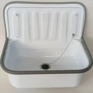 법랑 세면대 세면기 화장실 두꺼운 카페 에나멜 식당 인테리어 빈티지 유럽