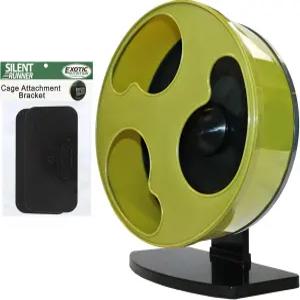 사일런트 러너 12인치 와이드 + 케이지 부착 - 조용하고 빠르며 내구성이 뛰어난 운동 휠 슈가 글라이더