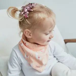 줄무늬 라마 아동 스카프빕 203916 순면턱받이 면턱받이 스카프빕