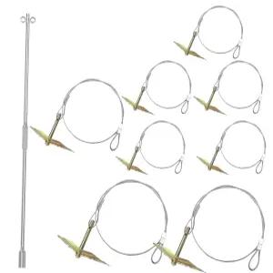 리시우진 36인치 접지 앵커 2000파운드 고정 용량 창고 키트 드라이빙 로드 후크 포함 온실 카포트 가제보
