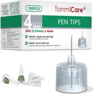 톤미케어 펜 팁 32G 4mm 100박스 대부분의 장치에 범용 장착 가능