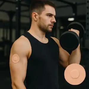 당뇨 환자용 연속 혈당 측정 센서 고정 방수 패치 10매 입 피부 보호 테이프