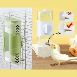 [에스에스_63]걸이식 자동급수기 새 물통 조류용 280ml