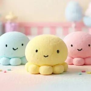 몰랑 문어모양 마시멜로우 (3개)