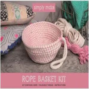 간단히 로프 바구니 키트 만들기