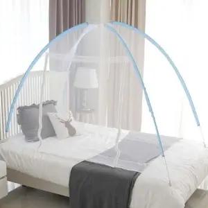 원터치모기장 1~2인용/아기 사각 방충망 침대 캐노피 모기장 모기장텐트 사각모기장