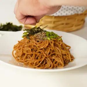 히밥 들기름막국수 밀키트 180g x 3팩 3인분 (쫄깃쫄깃 생 메밀면 사용)