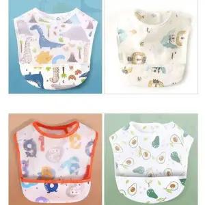 휴대용 간편 유아 아기 이유식 식사 주머니 턱받 GWM 아가식사용품