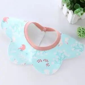 간편 착용 유아용 순면 방수 롤링 턱받이 선택 GWM 아가용품