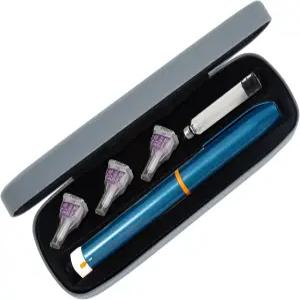 휴대용 펜 케이스 1개 바늘 3개 카트리지 1개용 여행 홀더가 있는 용품을 체계적이고 안전하게 보호