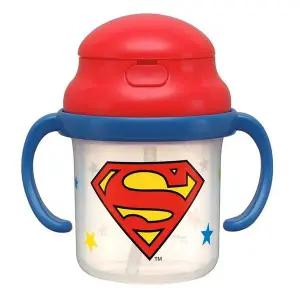 캐릭터 스트로 양손잡이 유아동 머그컵 230ml 슈퍼맨